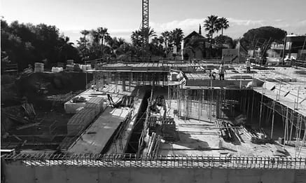 Spain construction site