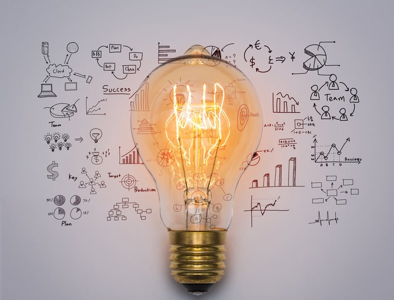 a light bulb bulb in a light bulb bulb shaped light bulb