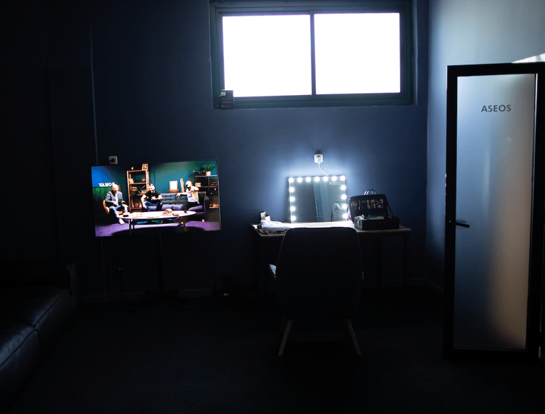 Nuestro camerino es una de las estrellas de Vamos Studio que brilla fuera de los focos