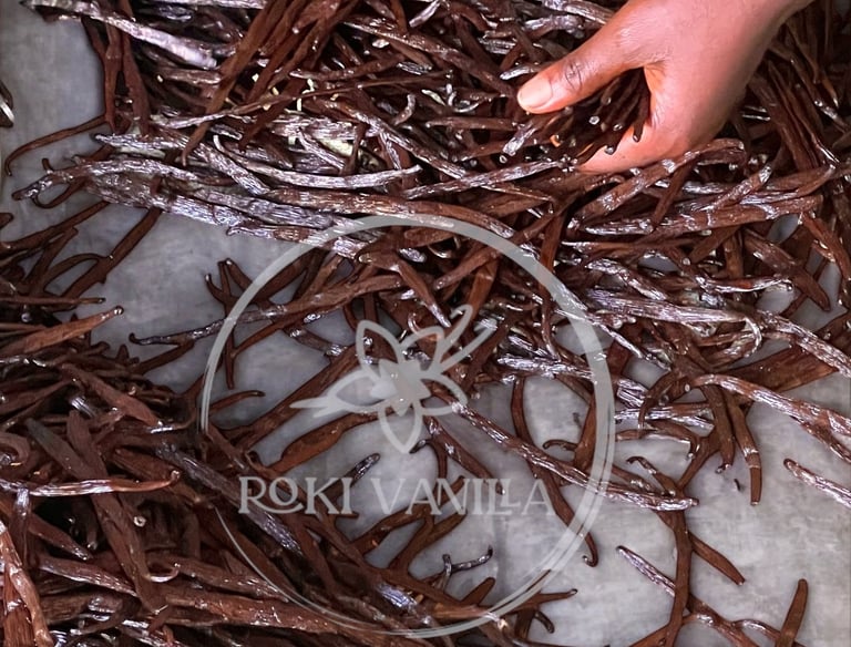 100% organic vanilla beans