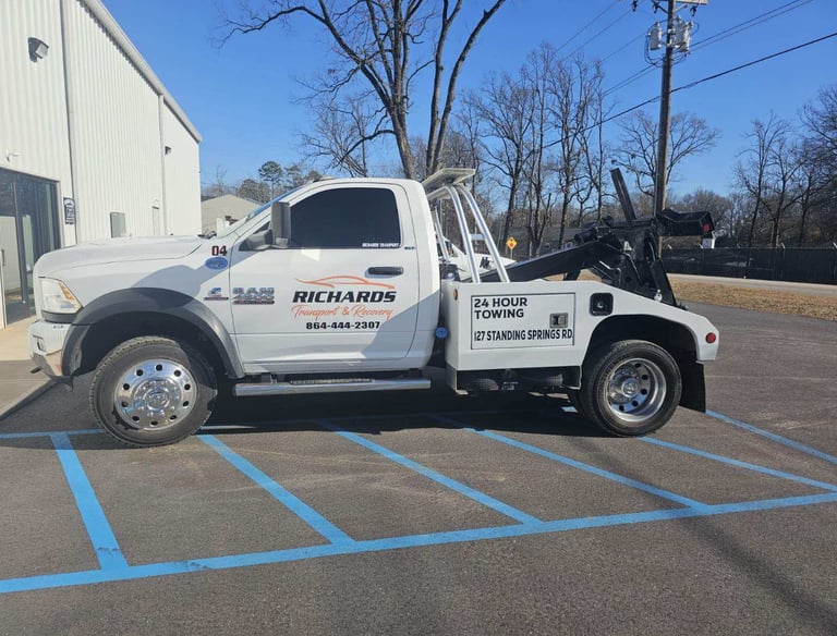 Trusted Local Towing Provider in Greenville County, SC