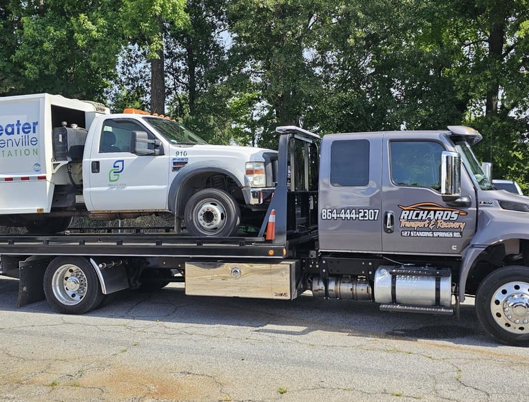 Vehicle Recovery Solutions in Greenville County, SC