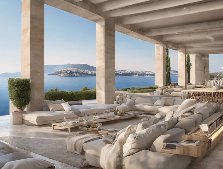 house with opened door