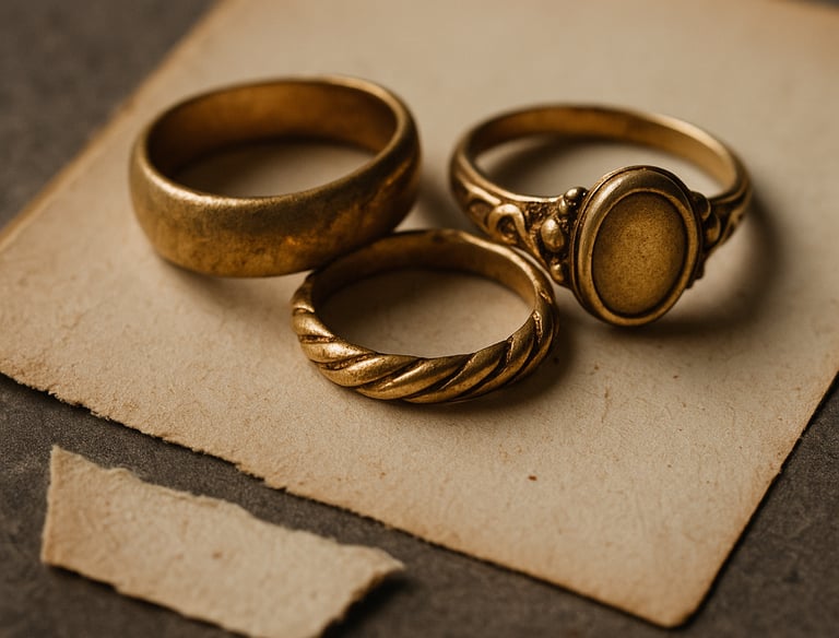 anillos antiguos