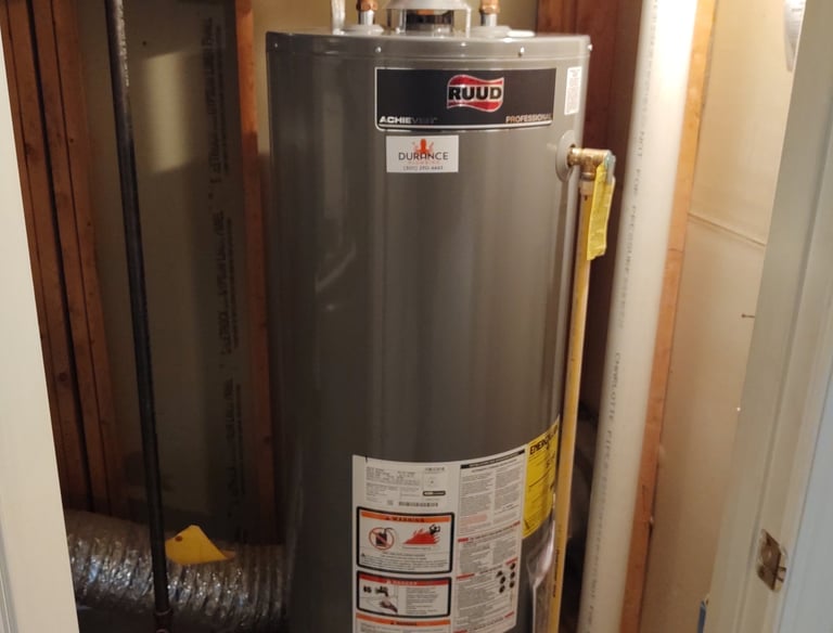 Gas water heater installation in Rockville MD by WaterHeatersNearMe.pro