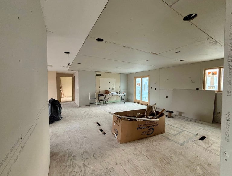 Sheetrock installation Massachusetts