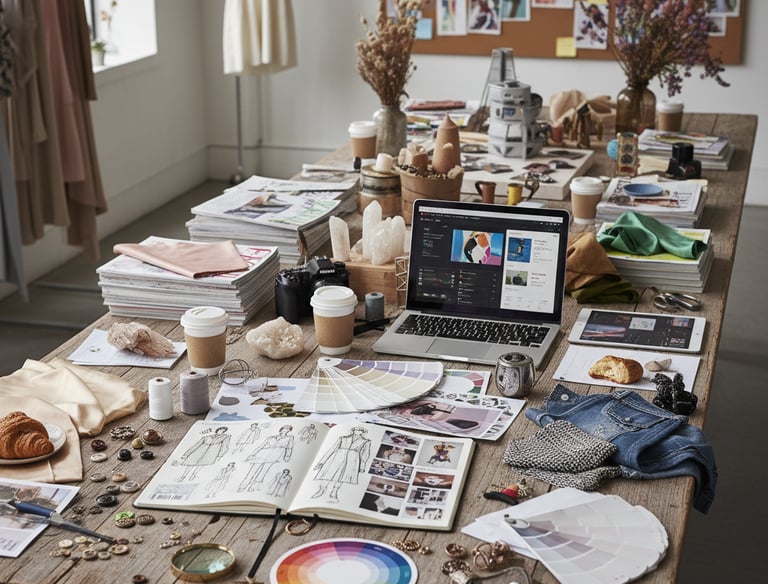 Fashion trend research by Cavity Studios identifying global design movements and seasonal style dire