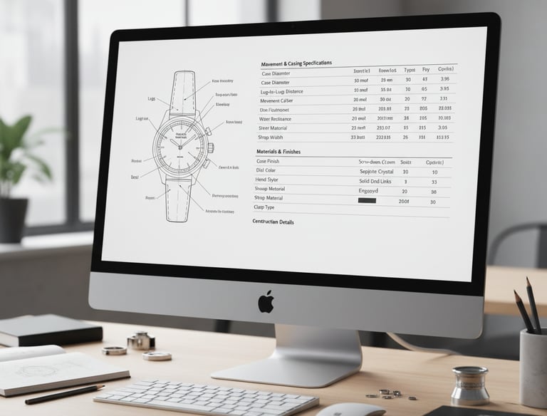 Fashion accessory technical specs by Cavity Studios ensuring precision and production quality.