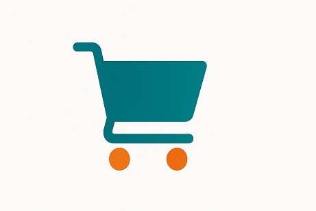 a shopping carton with a shopping carton