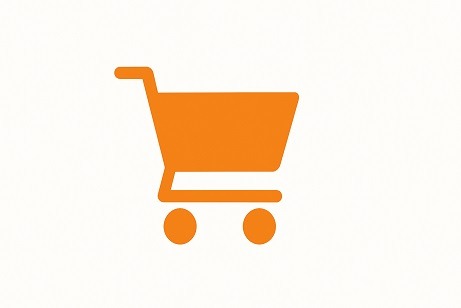 a shopping carton with a shopping carton
