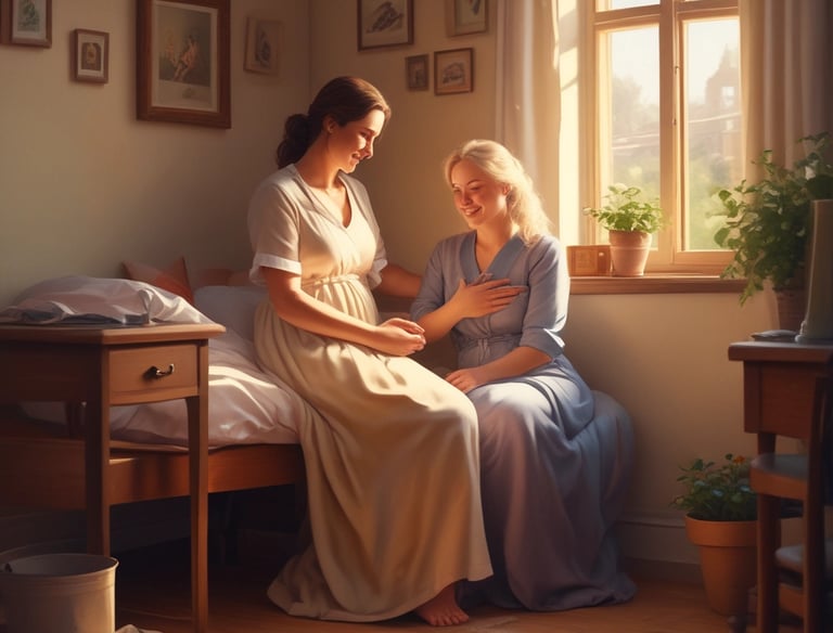 a man riding a skateboard down a street next to tall buildings
