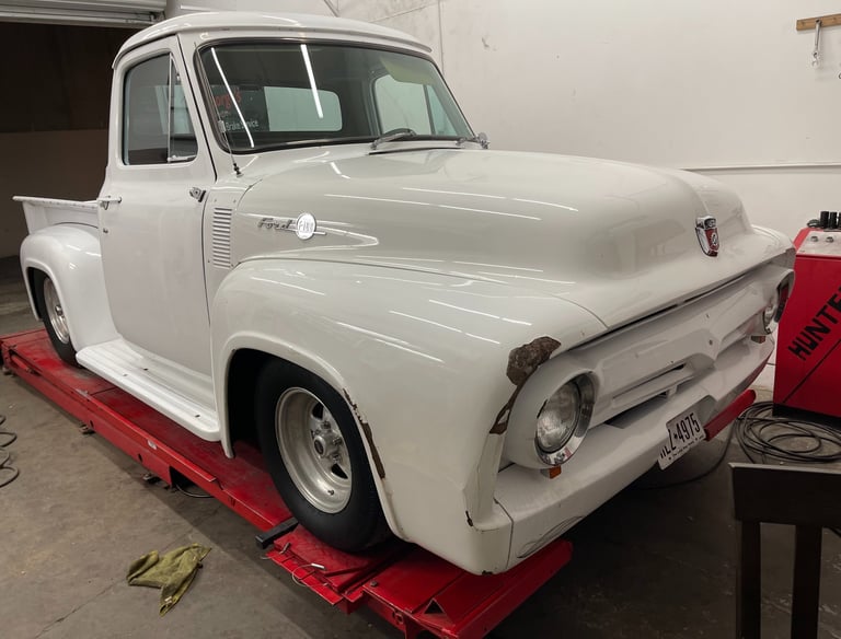 classic car tire alignment process