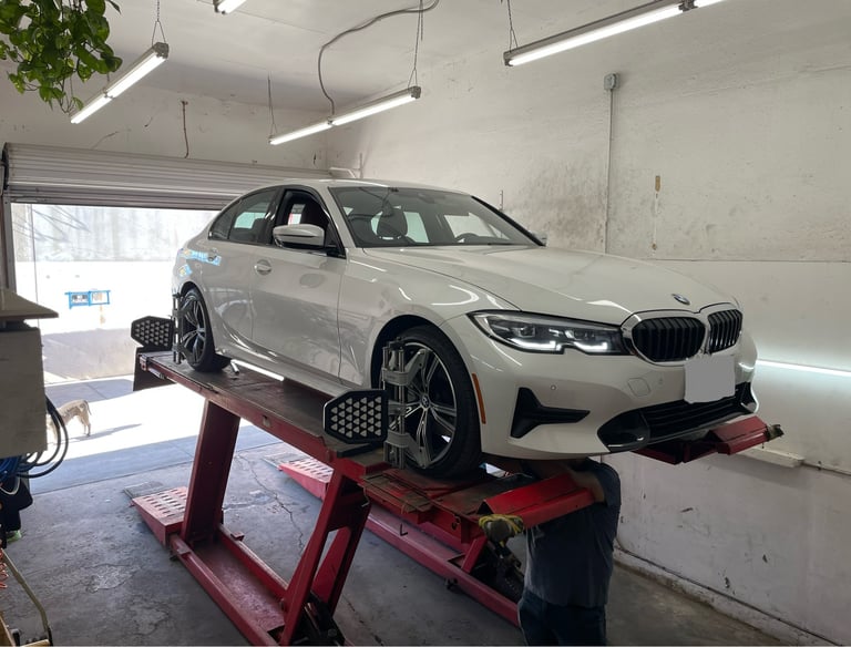 wheel alignment passengers cars BMW