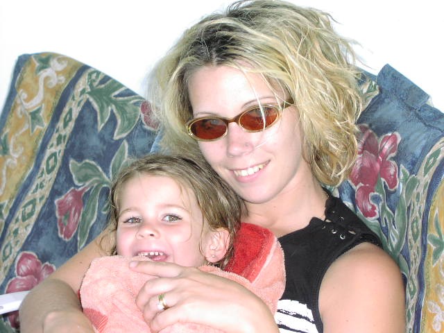 Rachel King and her daughter Mia