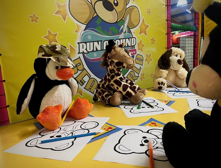 Build a Bear Options at Runaround Soft Play Sheffield