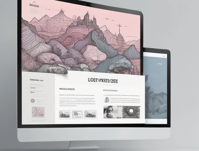 A team analyzing social media metrics on a large screen in a bright office.