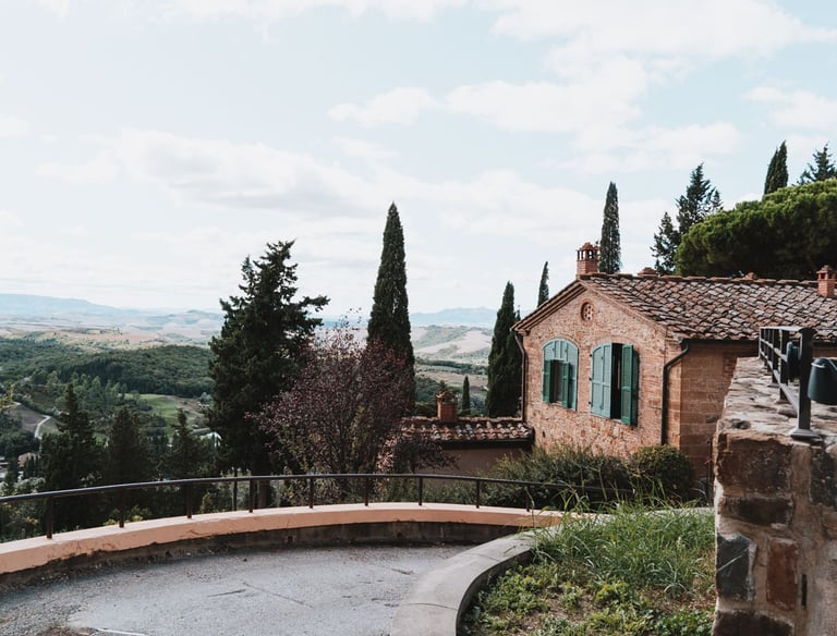 Tuscany - Italy - Castelfalfi - Building - Countryside - house - home