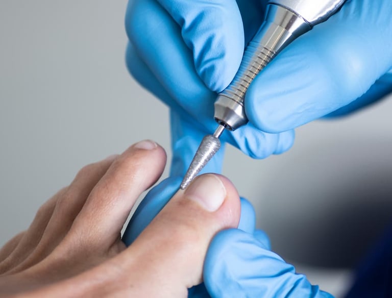 quiropodia, uña encarnada, corte uña, callos illescas