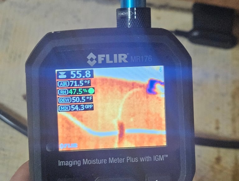 infrared moisture survey
