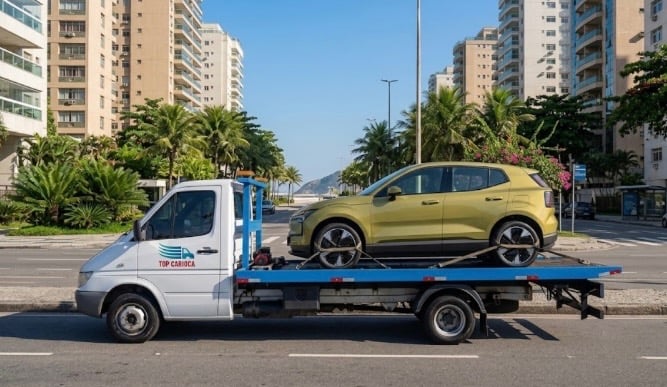 Reboque para carro de luxo