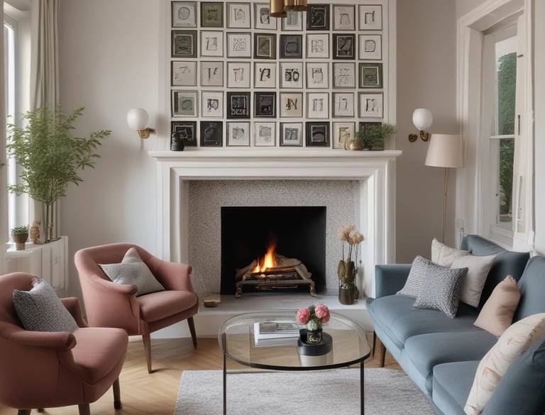 An inviting interior of a well-decorated rental property for Airbnb.