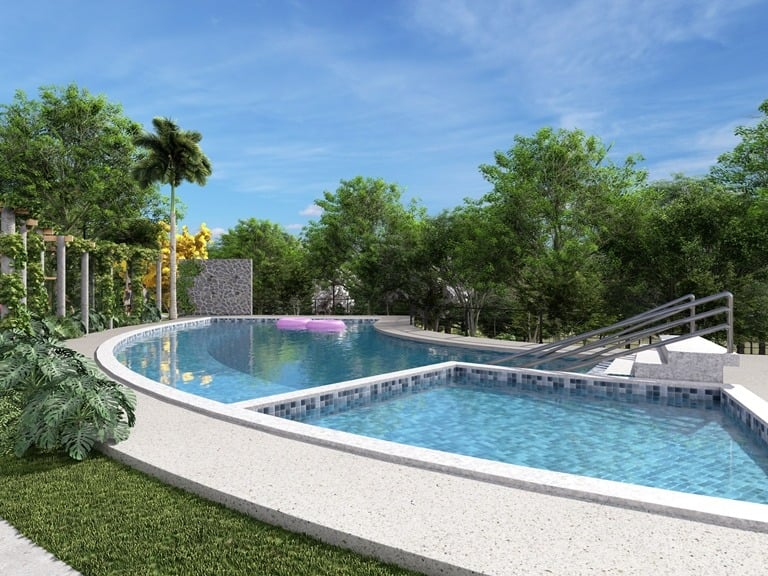 Piscina condomínio Aldeia das Brisas