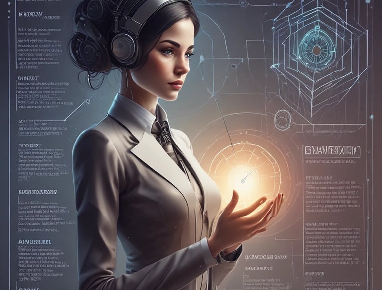 A large screen displays a book titled 'Team Lead Succeed' by Nick Fewings next to a motivational quote about teamwork attributed to the same author. The background is predominantly red. To the right of the screen, there is a white analog clock. Below the screen, a video conferencing camera is mounted.