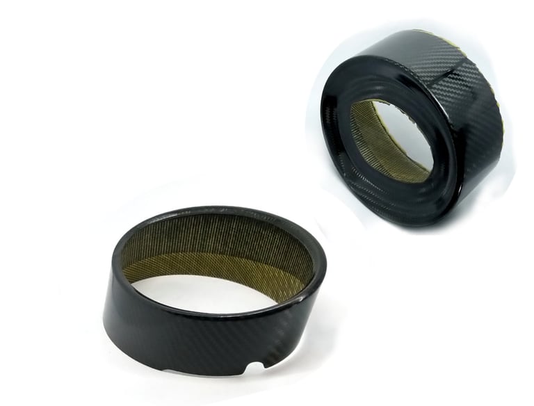 Automotive carbon fibre ring