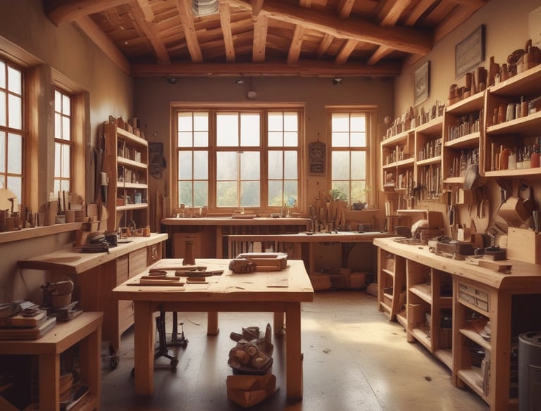 A tranquil meditation space with soft lighting.