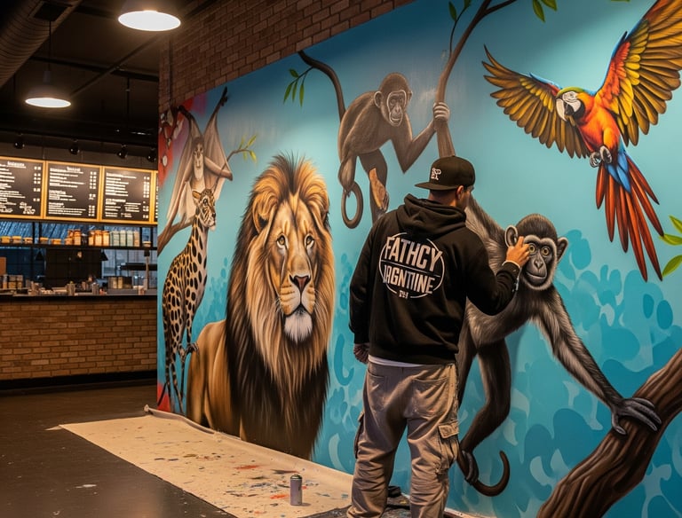 Mural interior para locales