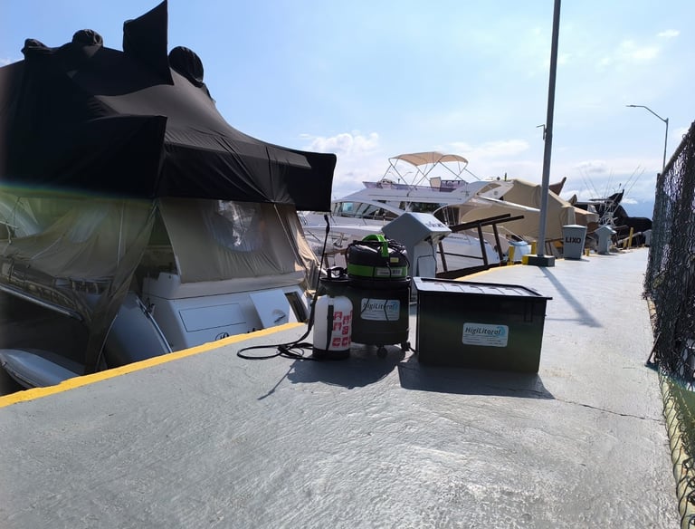 limpeza de iate em guaratuba