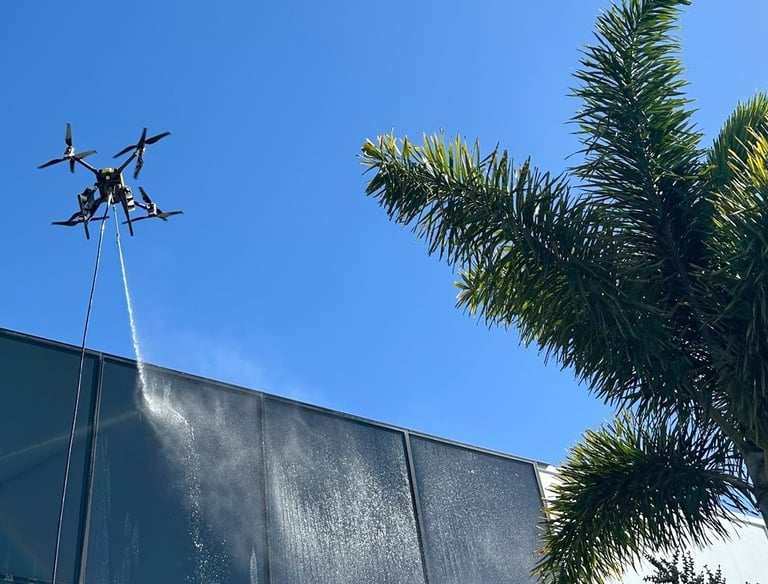 drone hotel cleaning