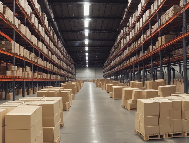 A street market stall is filled with various products including packaged goods, boxes, and hanging bags of snacks. The area appears dimly lit, with fluorescent lights inside the stall and a sign with red Chinese characters above.