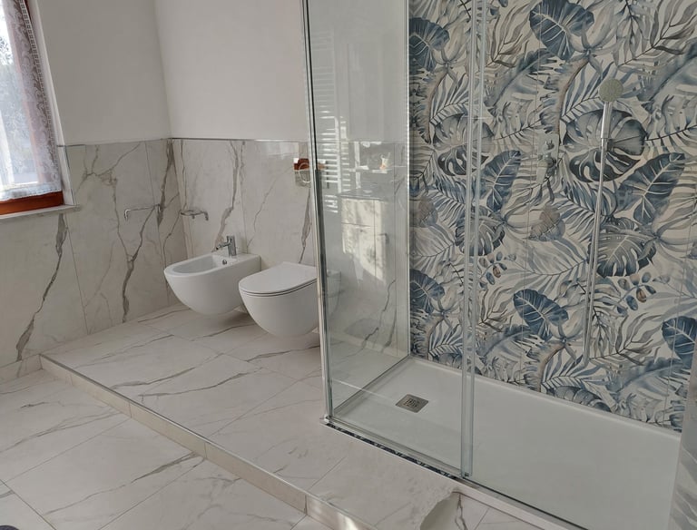 Bagno effetto Marmo Carrara