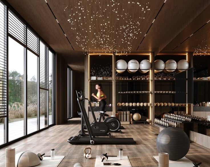 luxury home gym design