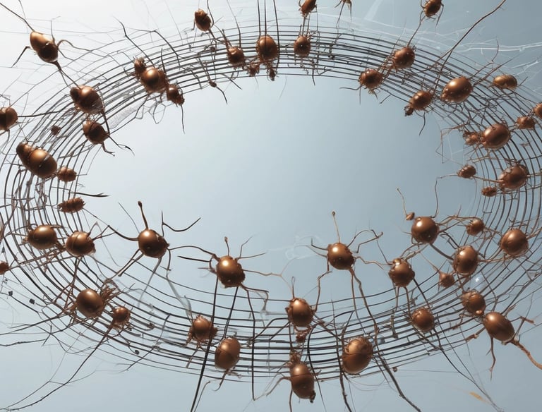 A laptop screen displaying the OpenAI logo and text. The laptop keyboard is visible below, with keys illuminated in a dimly lit environment.