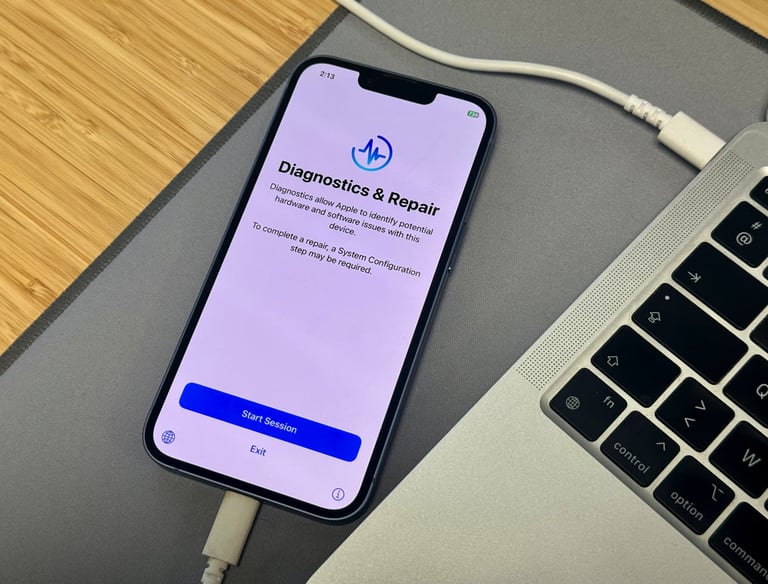 Diagnostic iPhone Apple