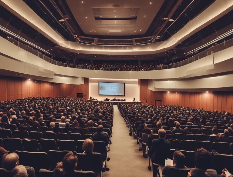 A group of professionals discussing cannabis research findings.