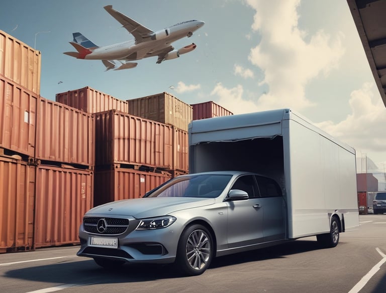 white and blue tower near body of water under gray clouds