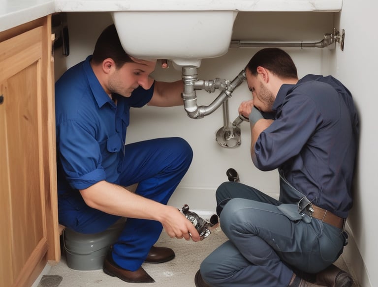 person opening faucet