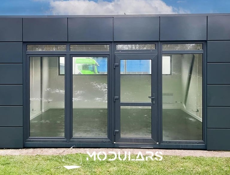 Modulo comercial tienda heladeria cafeteria lavanderia restaurante oficina barberia local modular MC