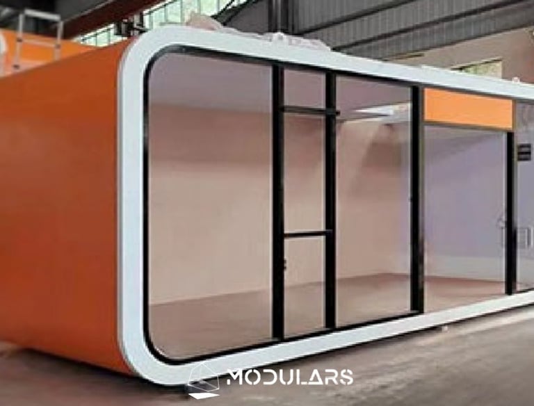 Modulo comercial tienda heladeria cafeteria lavanderia restaurante oficina barberia local modular