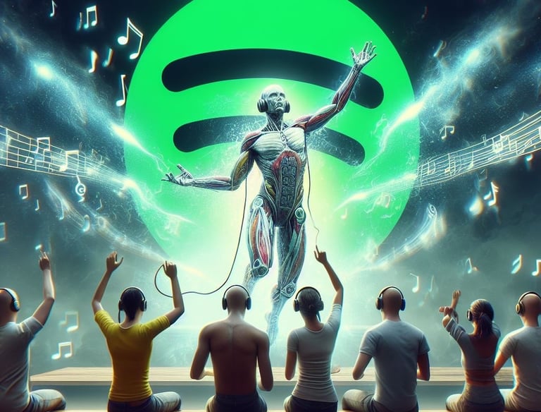 a group of people sitting on a bench with a man in a suit and head