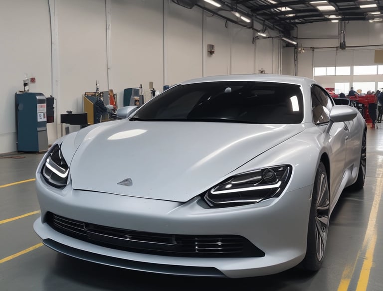 Close-up of a ceramic coating application process One Detail At A Time LLC offers to San Antonio TX