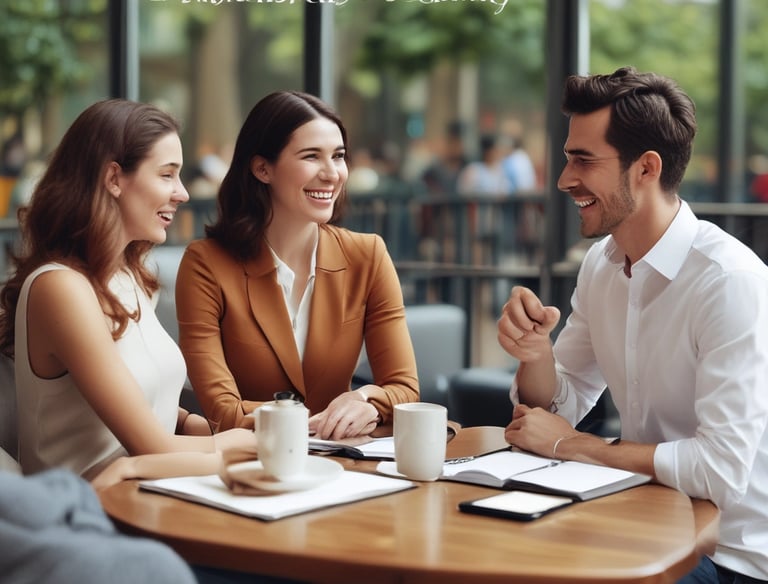 A training session in progress with diverse professionals.