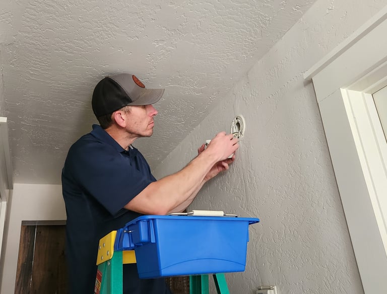 Rewiring smoke alarms is often needed