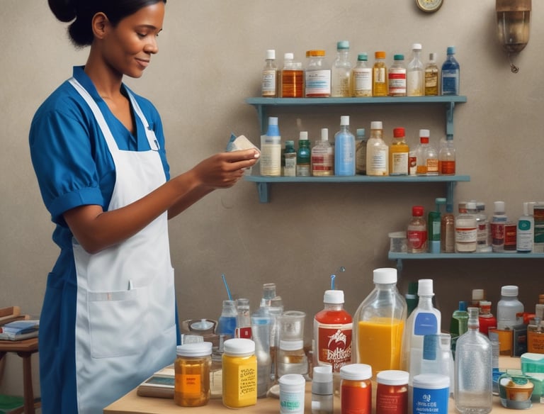 black smartphone beside white plastic bottle and black smartphone