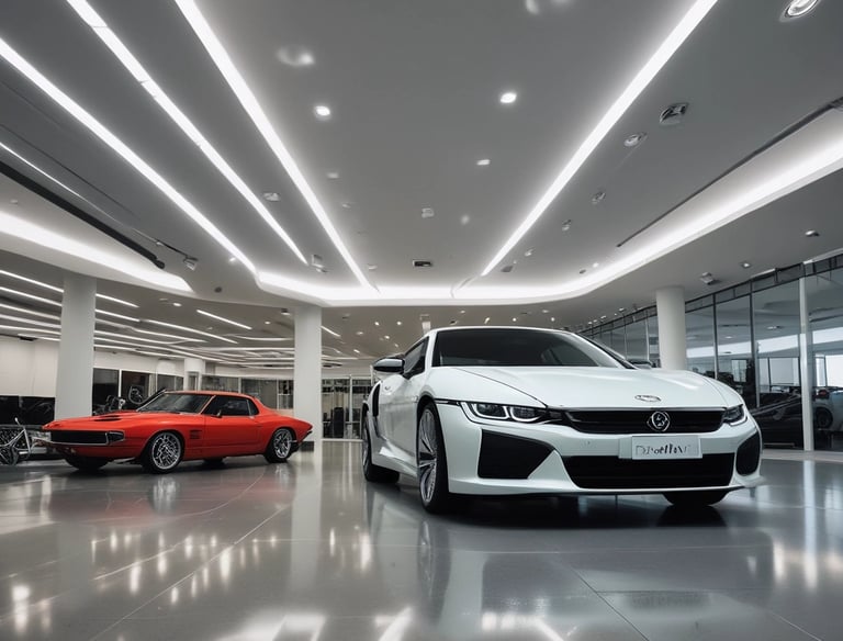 A modern building with a partially visible green wall on the upper level and large glass windows. The sign reads 'The Ridge Club' and is accompanied by the logo of the Prestige Group. The facade features contemporary architecture with clean lines and a mix of stone and glass. There are landscaped plants and trees in the front area, adding a touch of greenery.
