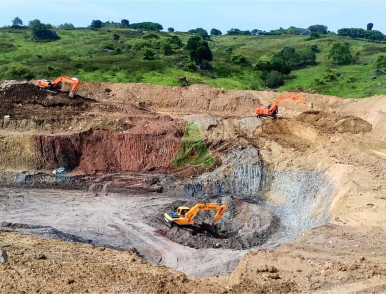Open Case Mining PT. Anugrah Nusantara Sejahtera - Manganese Stone Mining Company