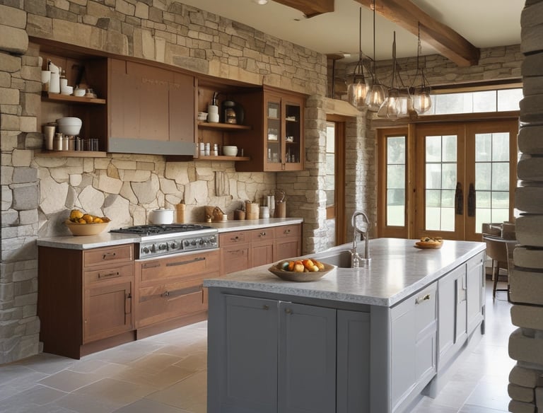 An ornate multi-story building with numerous windows and decorative stone carvings on the facade. A person in orange work attire operates a lift to perform maintenance or cleaning work on the building's exterior.